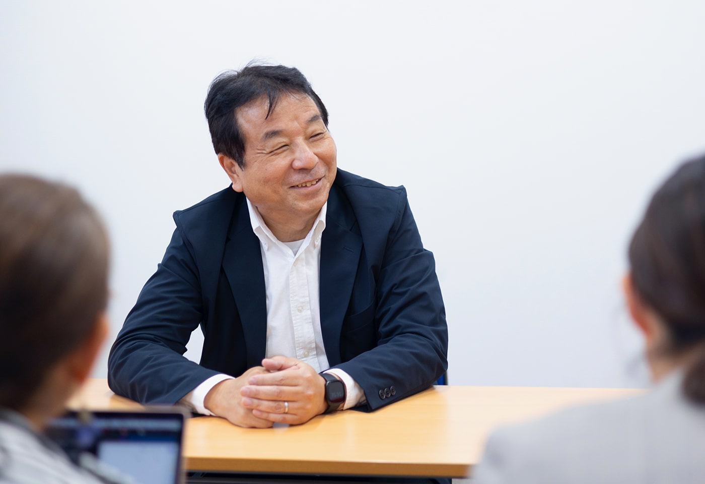 インタビュー風景