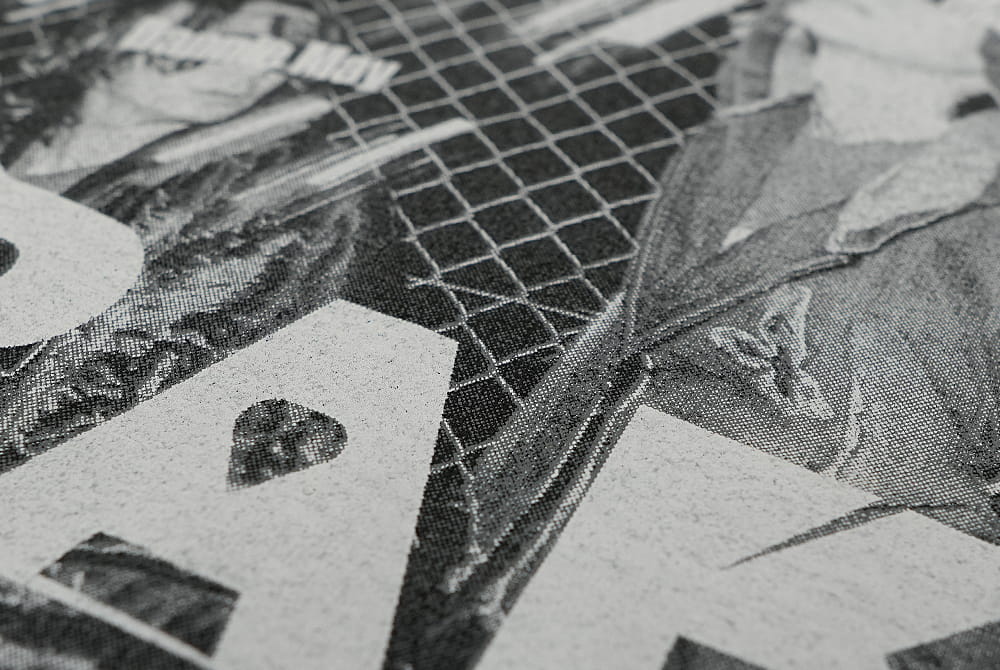 ハイメッシュプリント（拡大図）